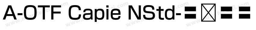 A-OTF Capie NStd字体转换